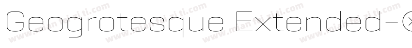 Geogrotesque Extended字体转换